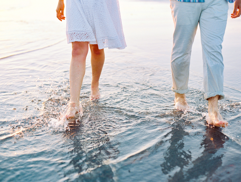 Sunset Newport Engagement Session at the Historic Fort Adams on The Newport Bride