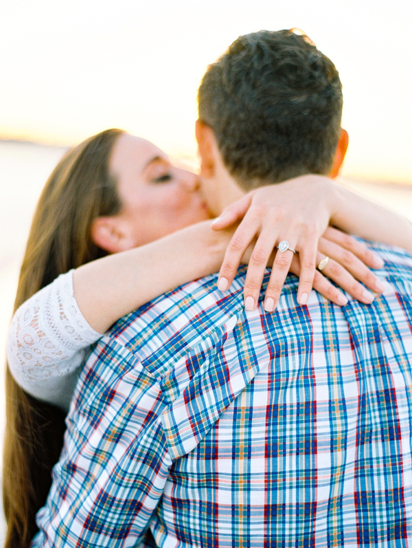 Sunset Newport Engagement Session at the Historic Fort Adams on The Newport Bride