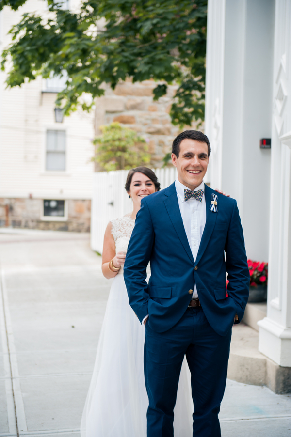 Chris and Liz's Nautically Themed and Hand Decorated Fort Adams Wedding