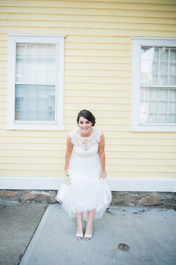 Chris and Liz's Nautically Themed and Hand Decorated Fort Adams Wedding