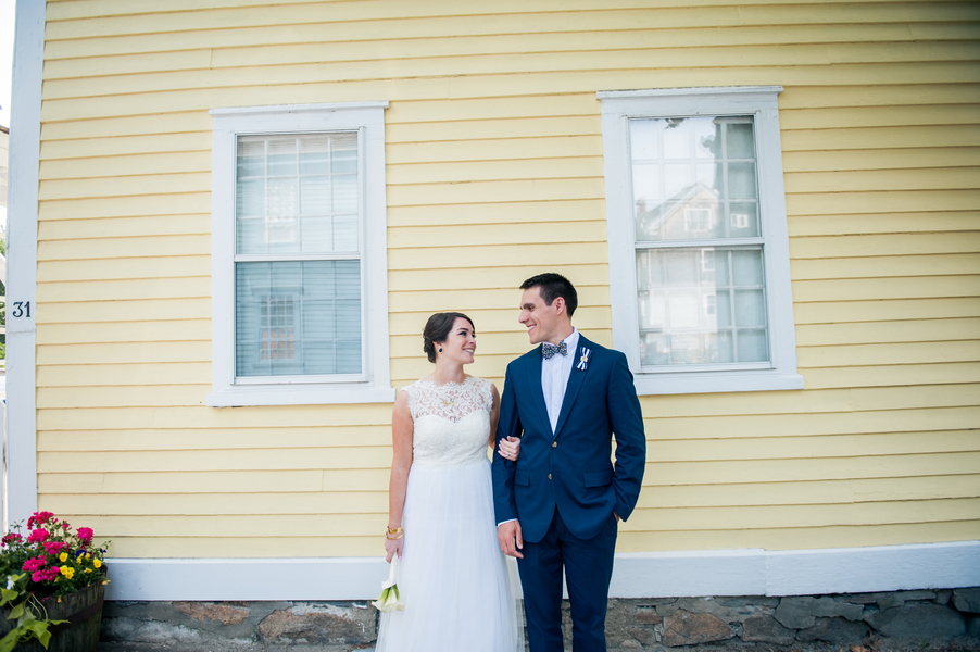 Chris and Liz's Nautically Themed and Hand Decorated Fort Adams Wedding