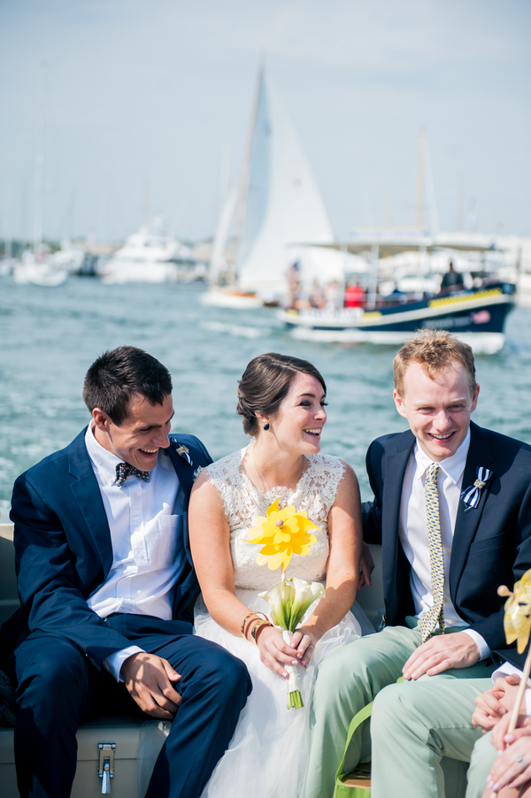 Chris and Liz's Nautically Themed and Hand Decorated Fort Adams Wedding