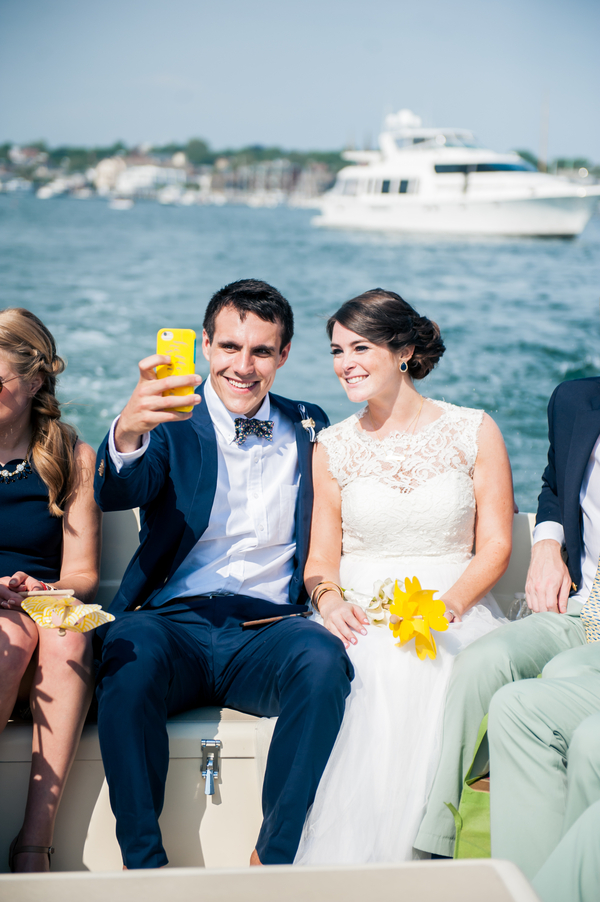 Chris and Liz's Nautically Themed and Hand Decorated Fort Adams Wedding