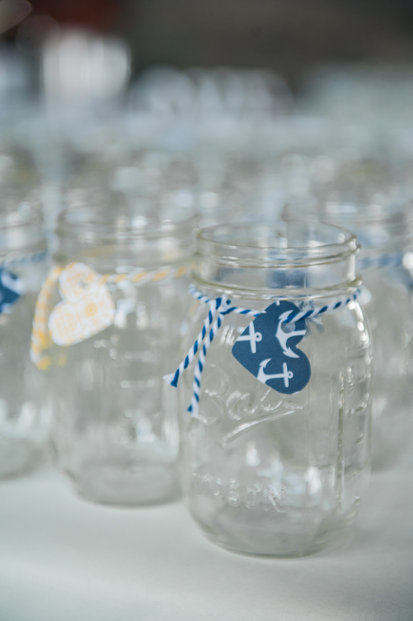 Chris and Liz's Nautically Themed and Hand Decorated Fort Adams Wedding