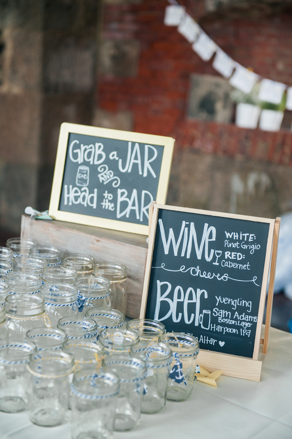 Chris and Liz's Nautically Themed and Hand Decorated Fort Adams Wedding