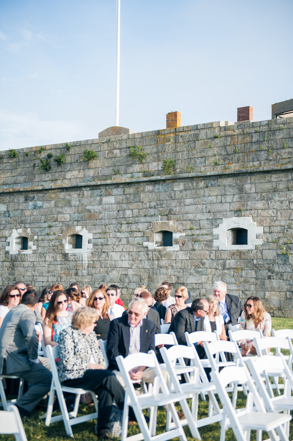Chris and Liz's Nautically Themed and Hand Decorated Fort Adams Wedding