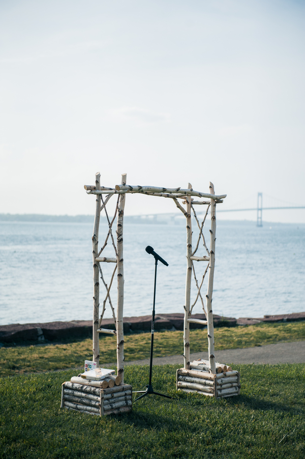 Chris and Liz's Nautically Themed and Hand Decorated Fort Adams Wedding