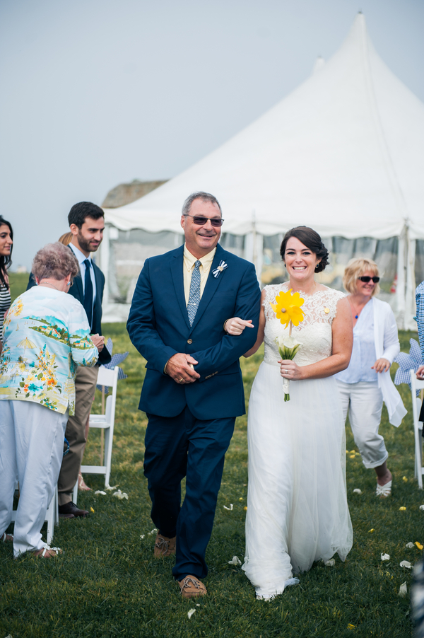 Chris and Liz's Nautically Themed and Hand Decorated Fort Adams Wedding
