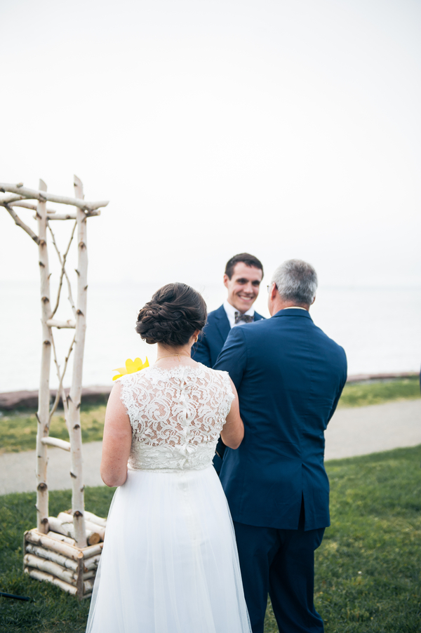 Chris and Liz's Nautically Themed and Hand Decorated Fort Adams Wedding