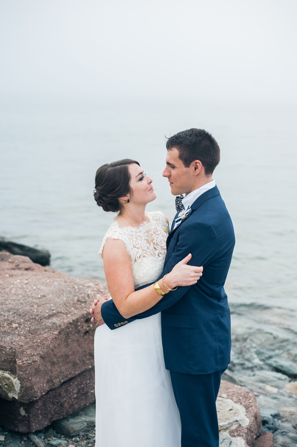 Chris and Liz's Nautically Themed and Hand Decorated Fort Adams Wedding