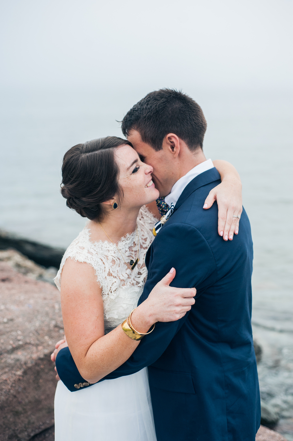 Chris and Liz's Nautically Themed and Hand Decorated Fort Adams Wedding