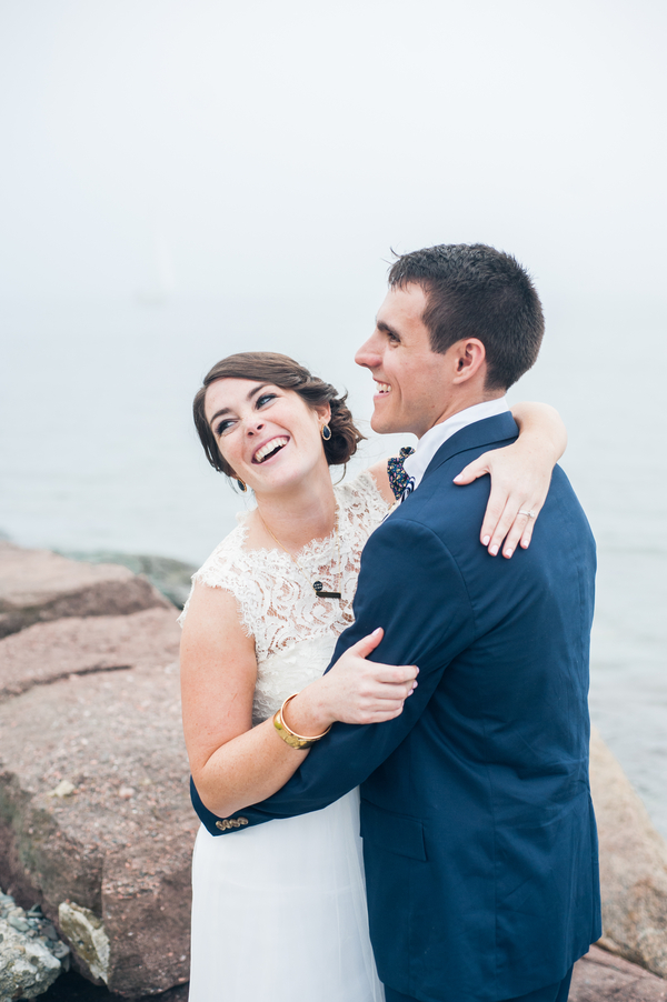 Chris and Liz's Nautically Themed and Hand Decorated Fort Adams Wedding