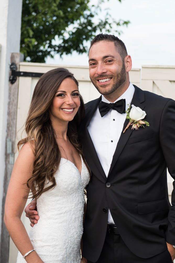 Julia and Peter's Modern Silver and Blush Belle Mer Wedding