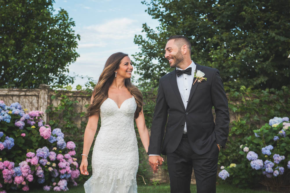 Julia and Peter's Modern Silver and Blush Belle Mer Wedding