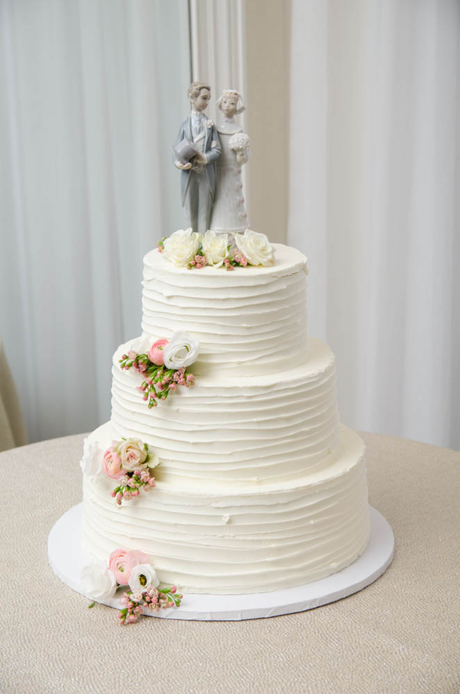 Julia and Peter's Modern Silver and Blush Belle Mer Wedding