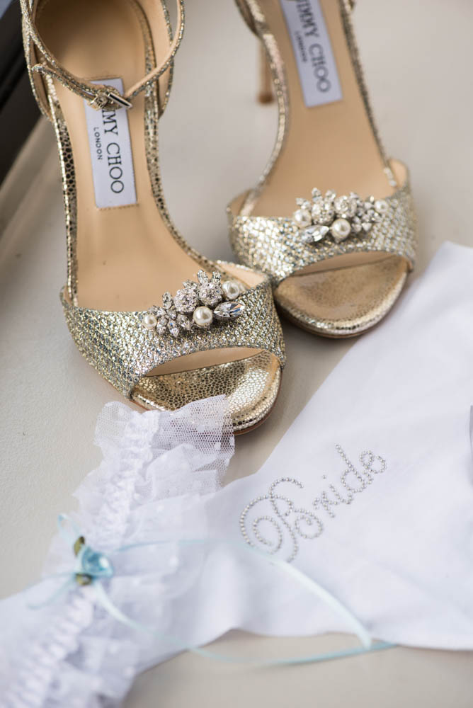 Julia and Peter's Modern Silver and Blush Belle Mer Wedding