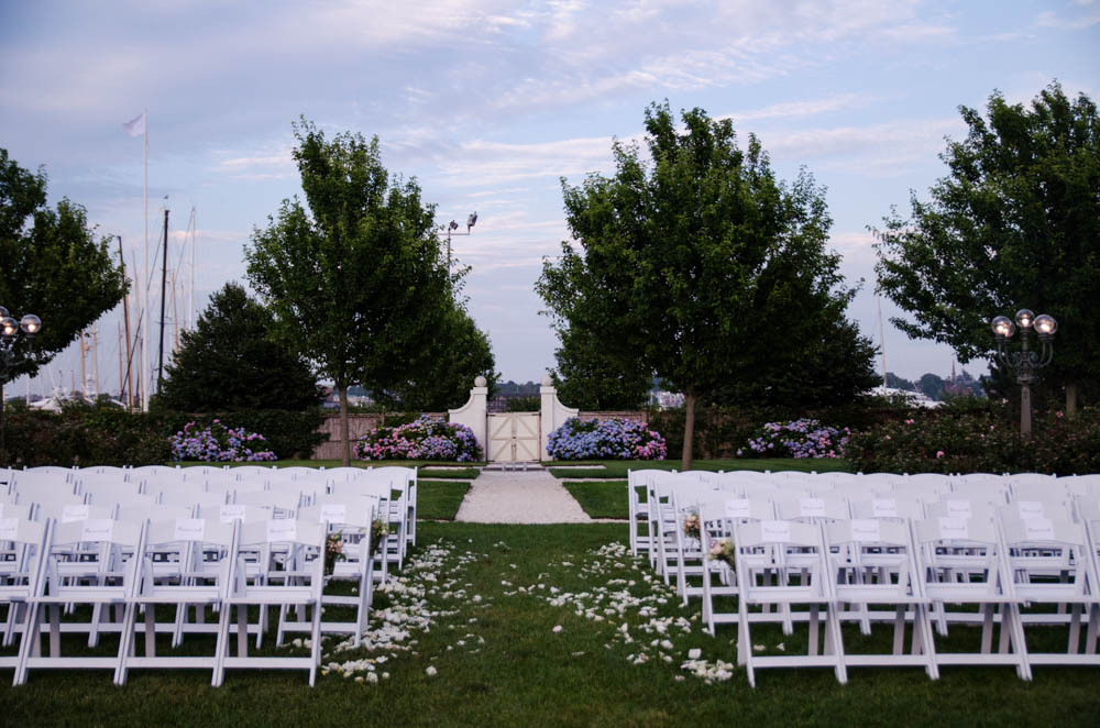Julia and Peter's Modern Silver and Blush Belle Mer Wedding