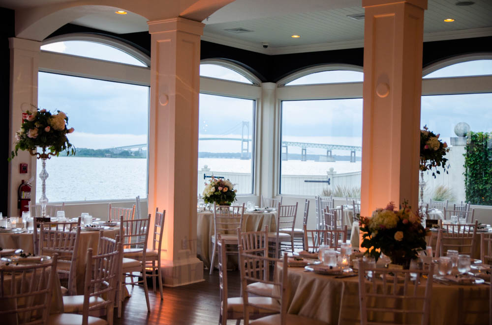 Julia and Peter's Modern Silver and Blush Belle Mer Wedding