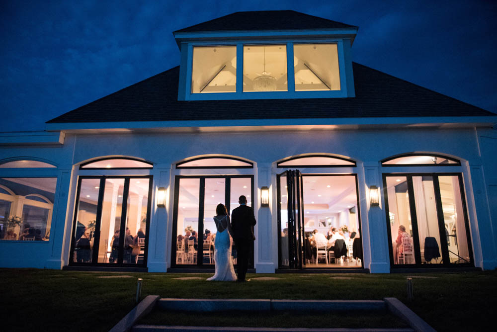 Julia and Peter's Modern Silver and Blush Belle Mer Wedding