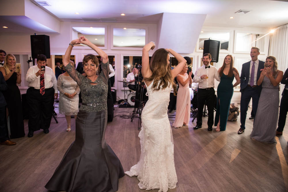 Julia and Peter's Modern Silver and Blush Belle Mer Wedding