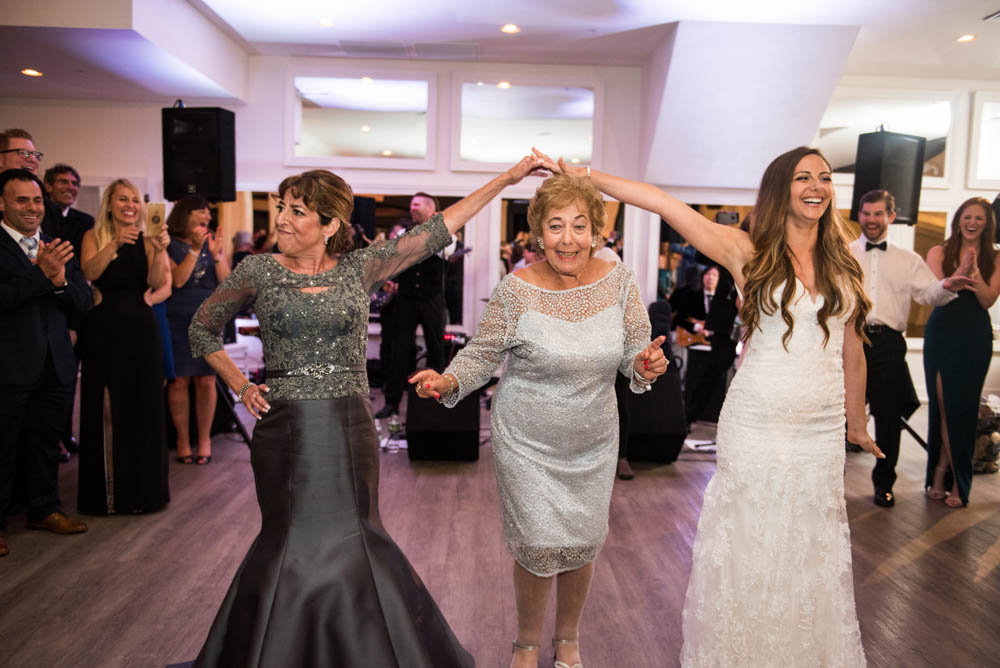 Julia and Peter's Modern Silver and Blush Belle Mer Wedding