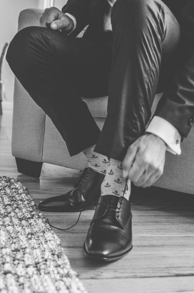 Julia and Peter's Modern Silver and Blush Belle Mer Wedding