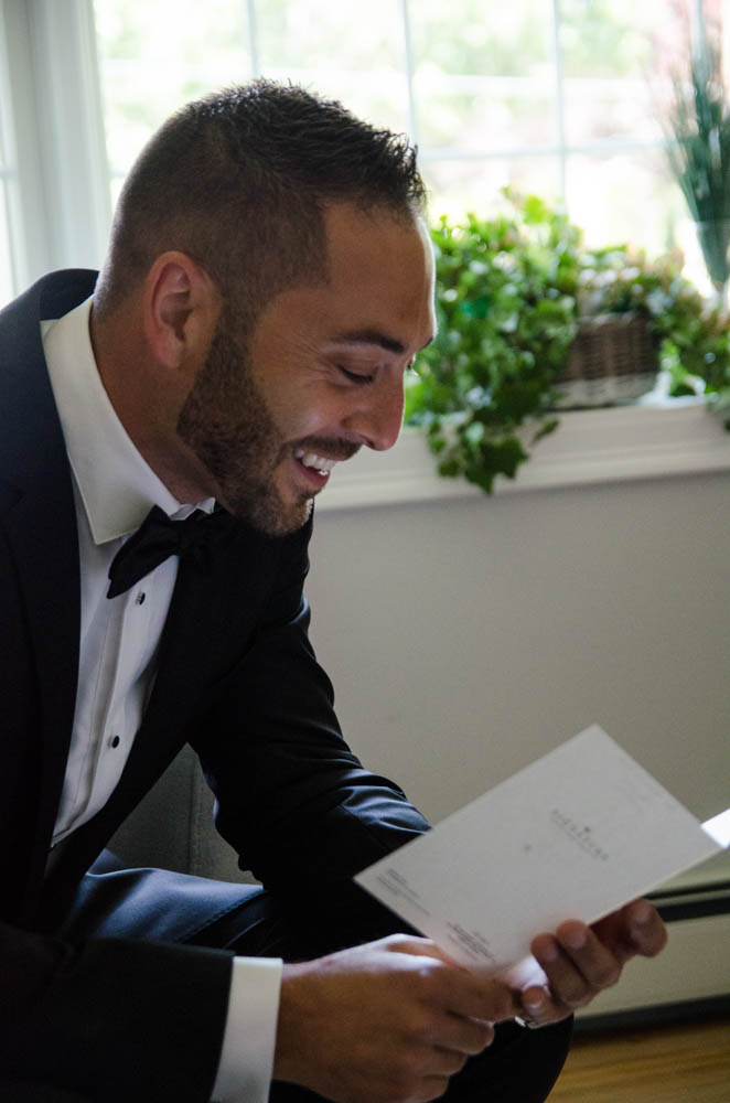 Julia and Peter's Modern Silver and Blush Belle Mer Wedding