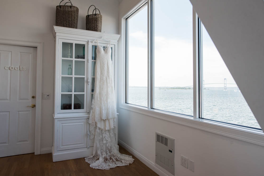 Julia and Peter's Modern Silver and Blush Belle Mer Wedding