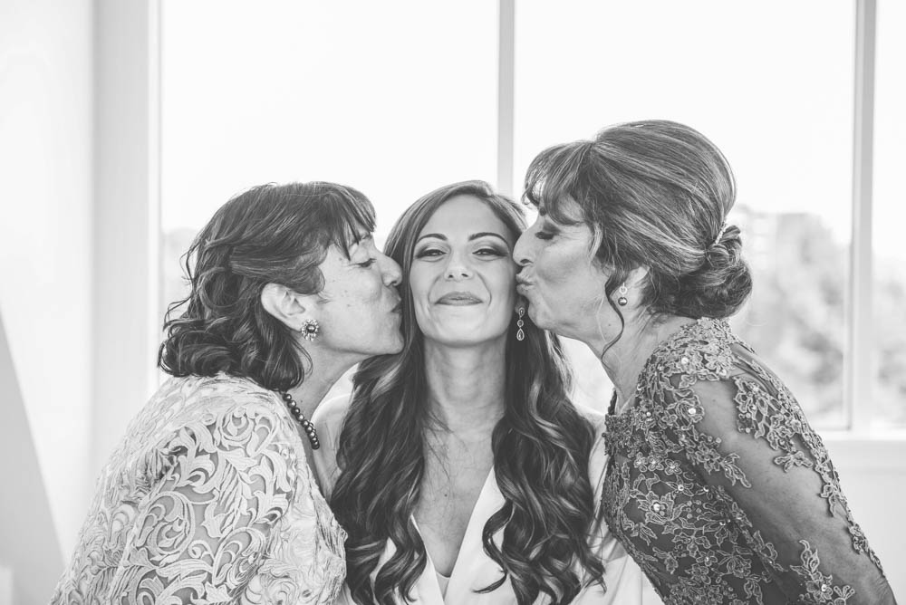 Julia and Peter's Modern Silver and Blush Belle Mer Wedding