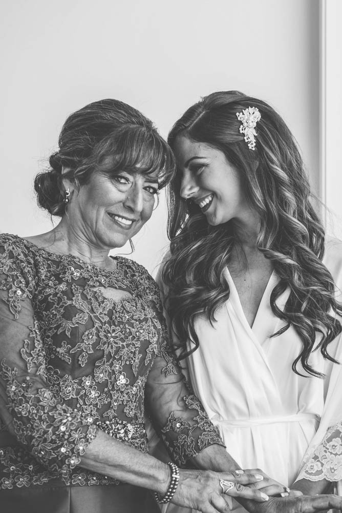 Julia and Peter's Modern Silver and Blush Belle Mer Wedding