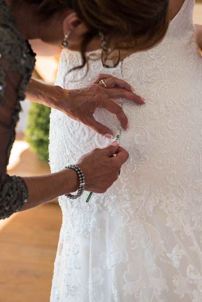 Julia and Peter's Modern Silver and Blush Belle Mer Wedding