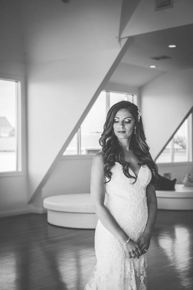 Julia and Peter's Modern Silver and Blush Belle Mer Wedding