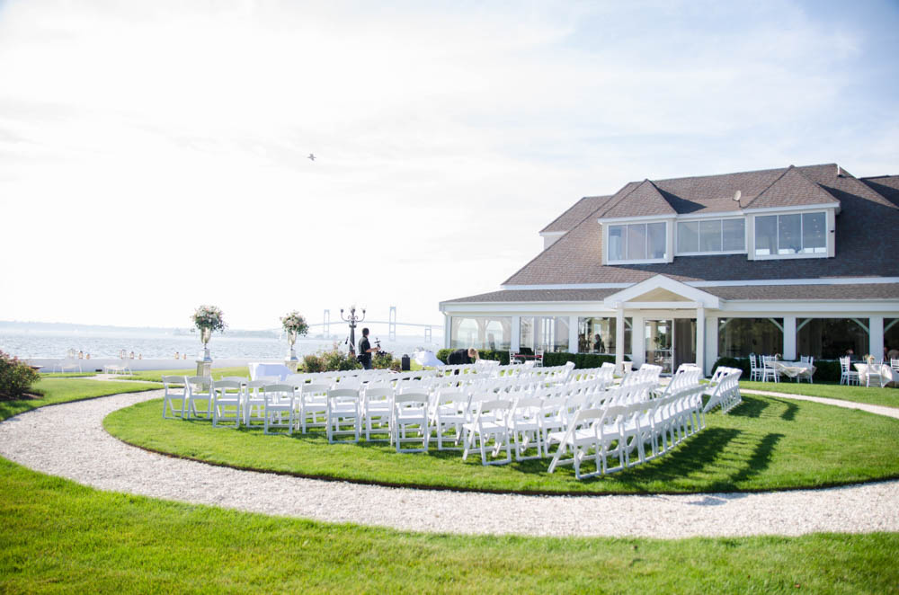 Julia and Peter's Modern Silver and Blush Belle Mer Wedding