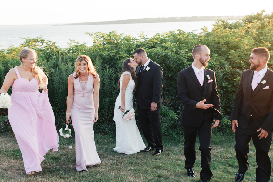 Michaela and Matt's Intimate Castle Hill Inn Wedding on The Newport Bride