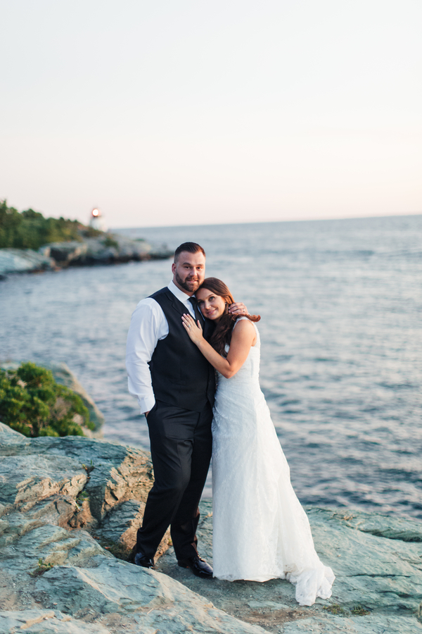 Michaela and Matt's Intimate Castle Hill Inn Wedding on The Newport Bride