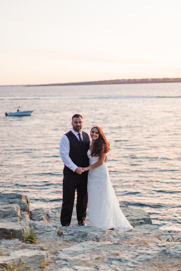 Michaela and Matt's Intimate Castle Hill Inn Wedding on The Newport Bride