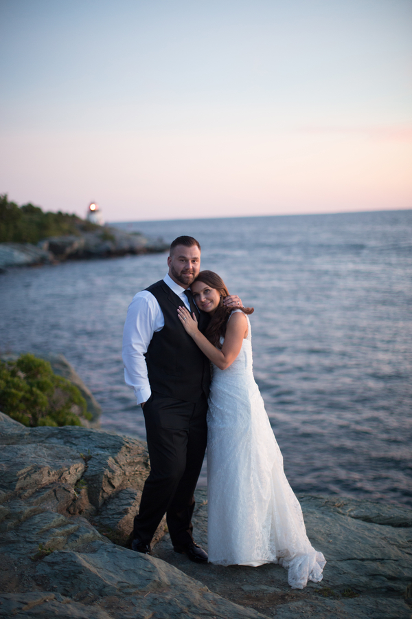 Michaela and Matt's Intimate Castle Hill Inn Wedding on The Newport Bride