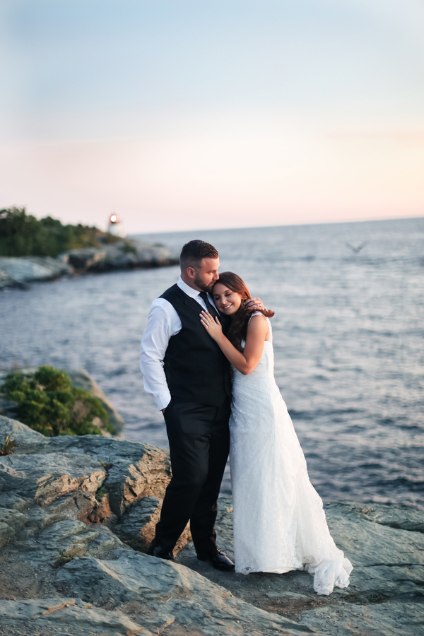 Michaela and Matt's Intimate Castle Hill Inn Wedding on The Newport Bride