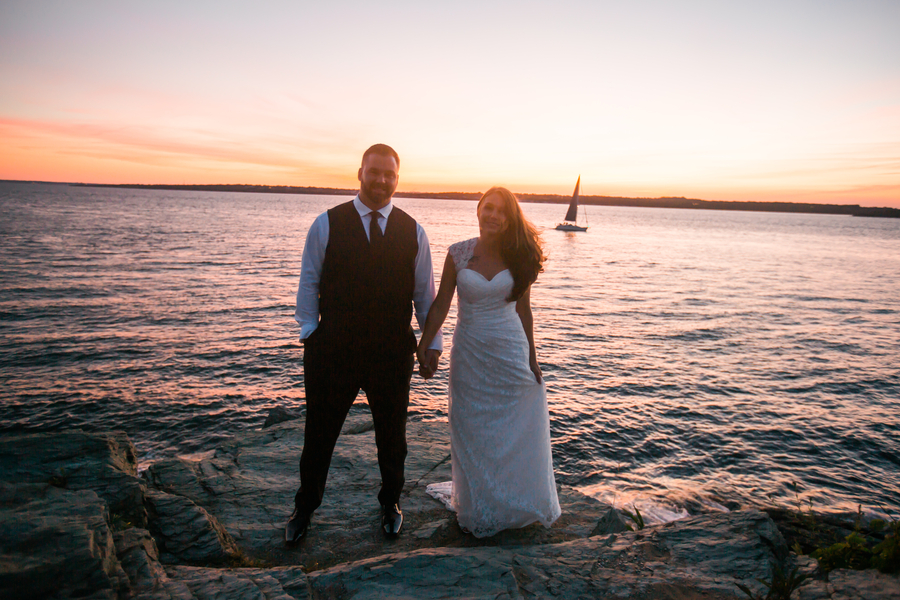 Michaela and Matt's Intimate Castle Hill Inn Wedding on The Newport Bride