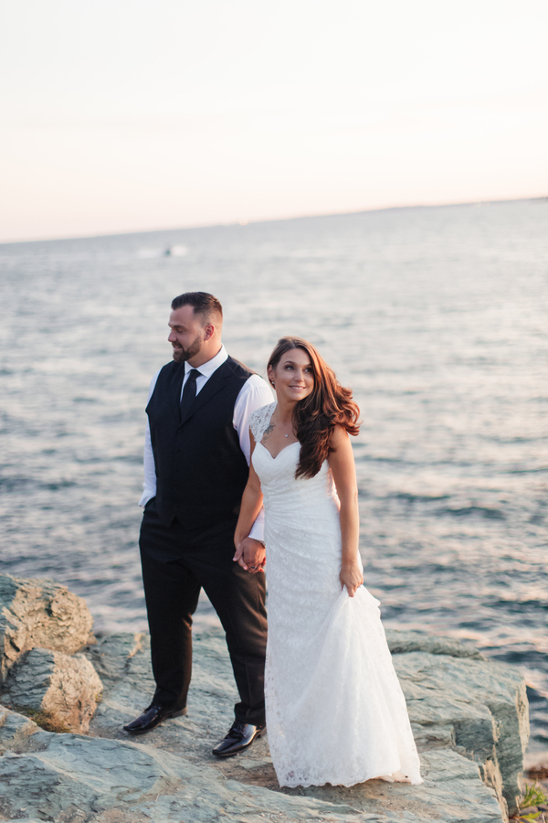 Michaela and Matt's Intimate Castle Hill Inn Wedding on The Newport Bride
