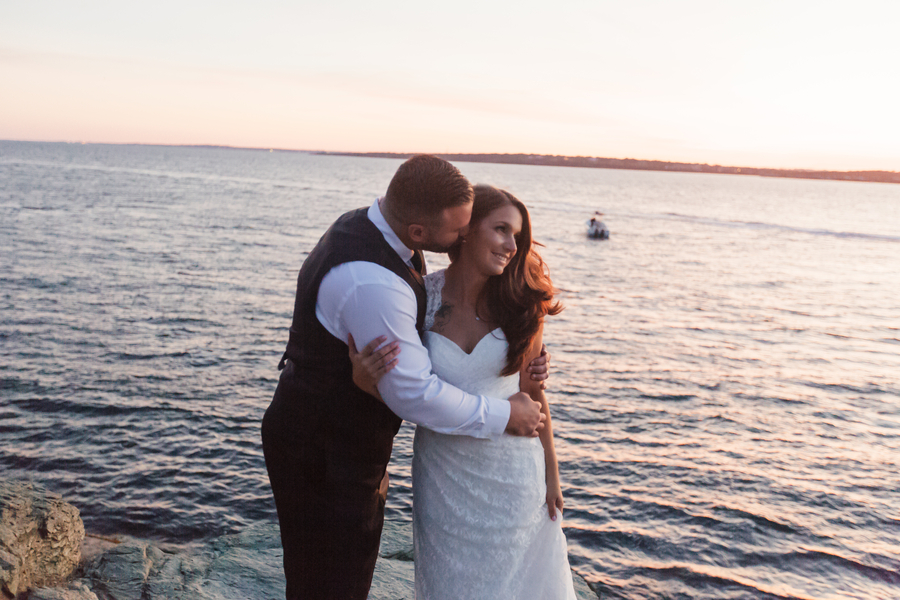 Michaela and Matt's Intimate Castle Hill Inn Wedding on The Newport Bride