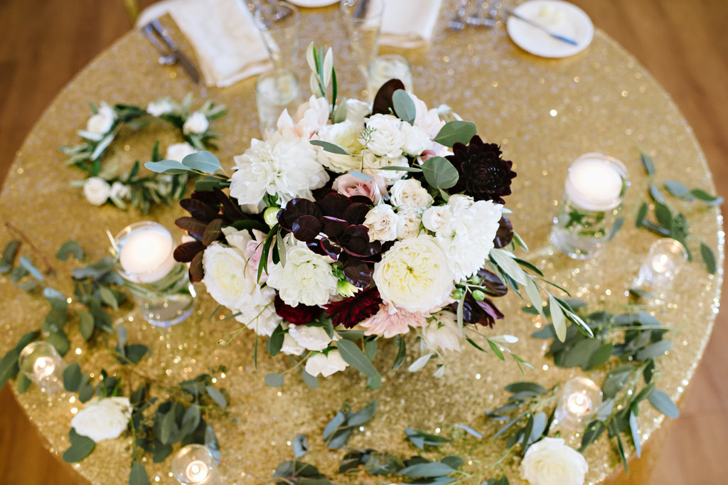 Kayla and Steve's Red and Gold Wedding The Atlantic Resort