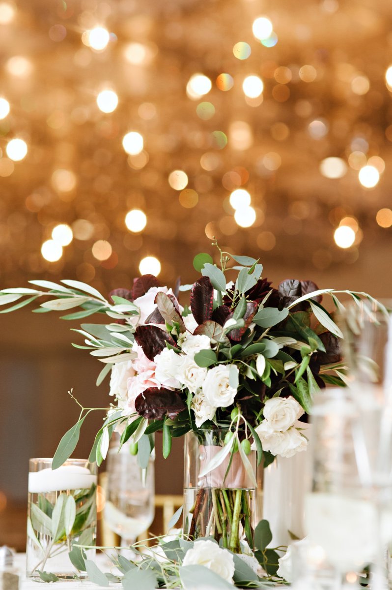 Kayla and Steve's Red and Gold Wedding The Atlantic Resort