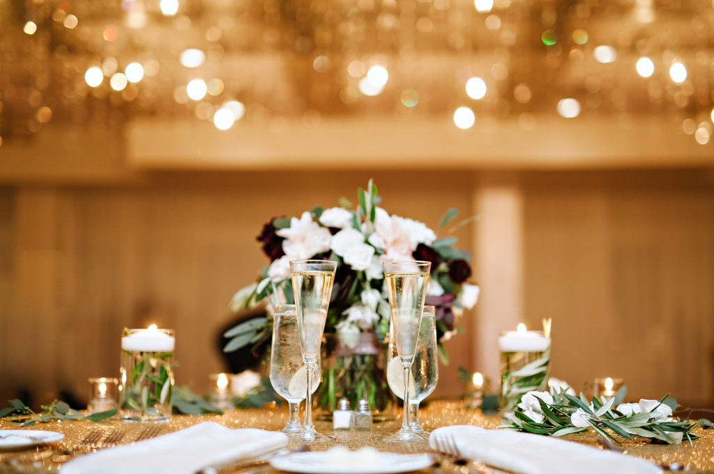 Kayla and Steve's Red and Gold Wedding The Atlantic Resort