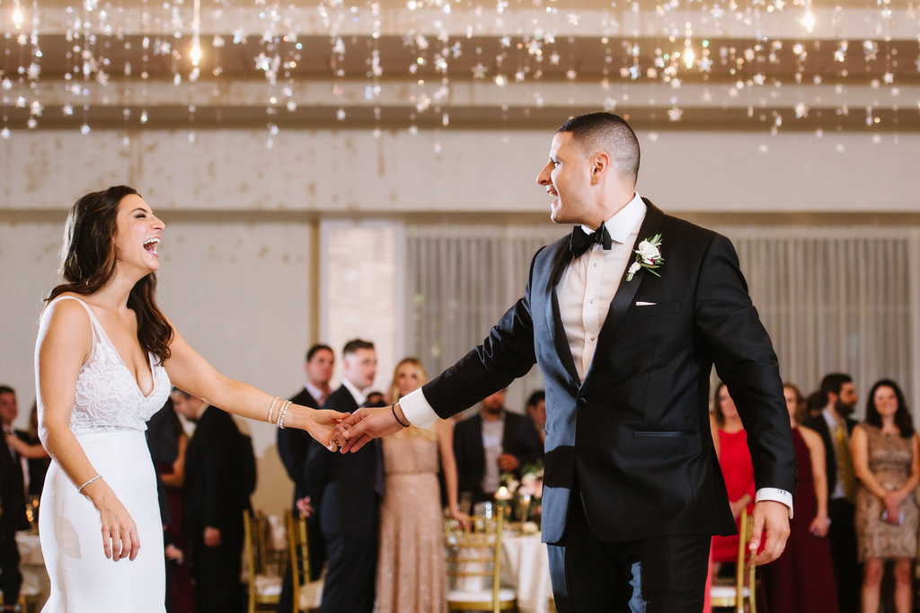 Kayla and Steve's Red and Gold Wedding The Atlantic Resort
