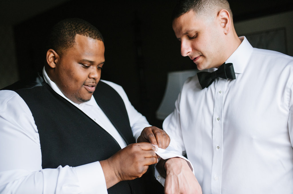 Kayla and Steve's Red and Gold Wedding The Atlantic Resort