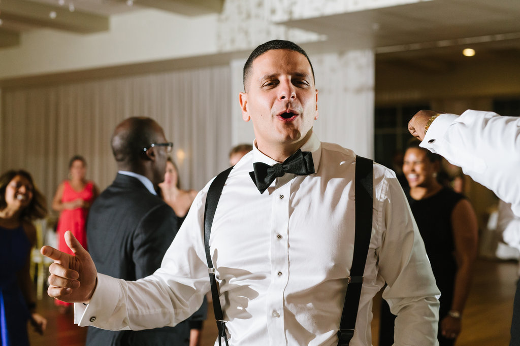 Kayla and Steve's Red and Gold Wedding The Atlantic Resort