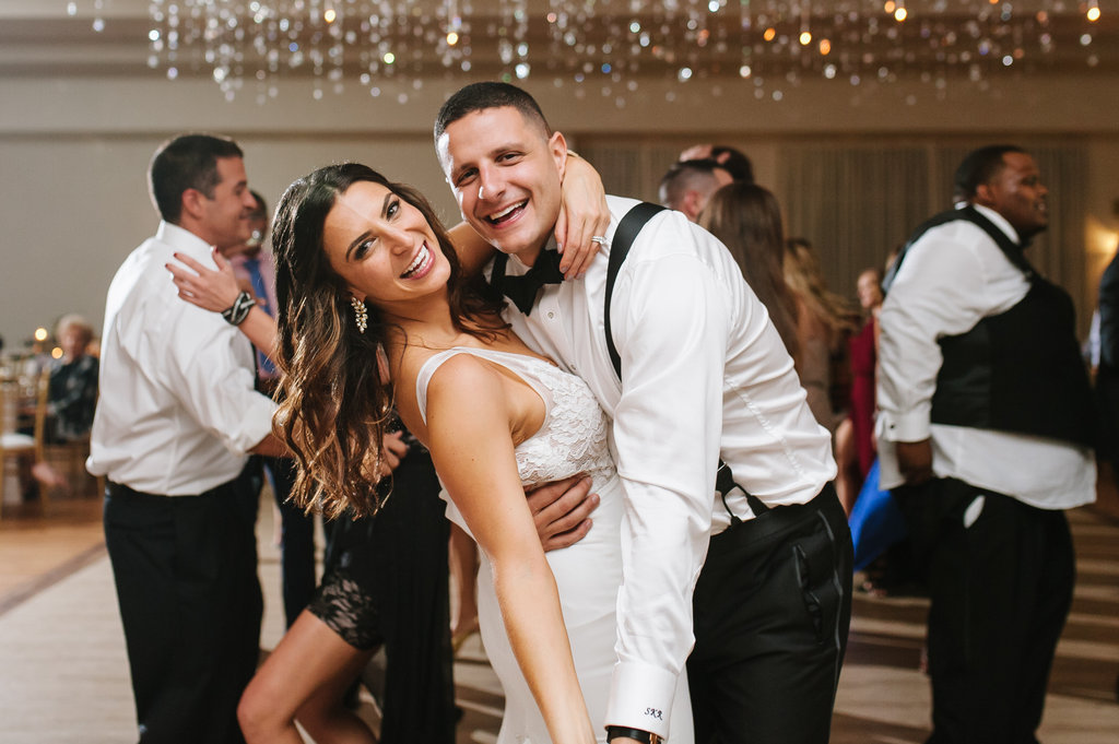 Kayla and Steve's Red and Gold Wedding The Atlantic Resort