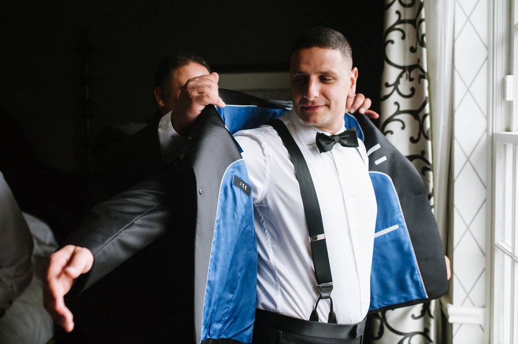 Kayla and Steve's Red and Gold Wedding The Atlantic Resort