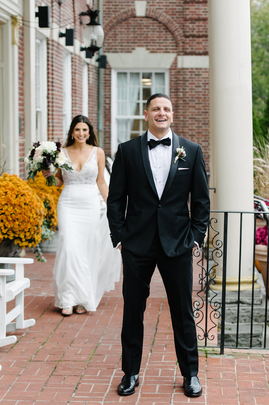 Kayla and Steve's Red and Gold Wedding The Atlantic Resort